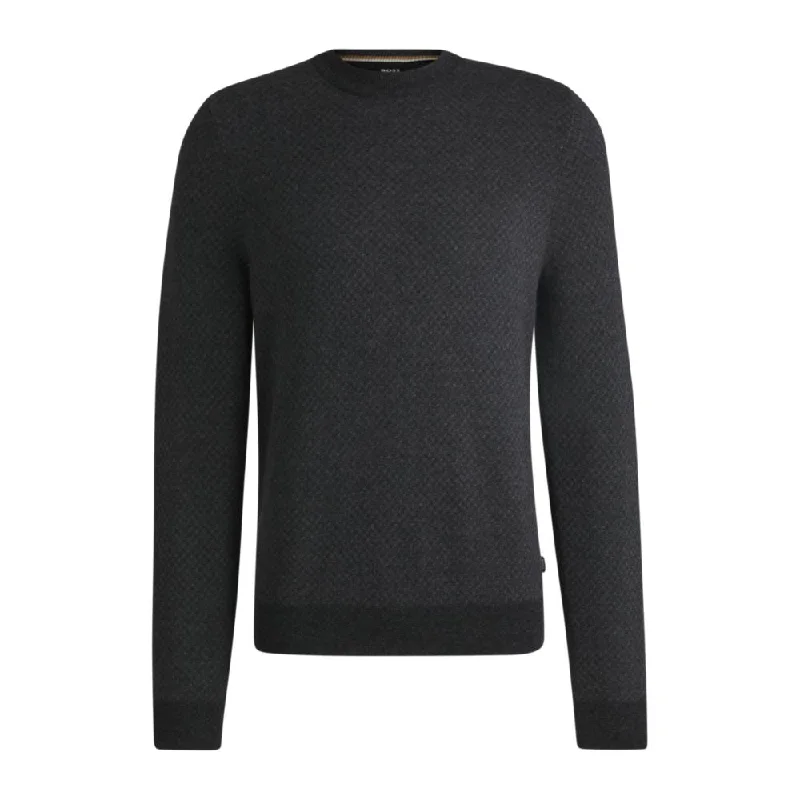 Sports Fashion Crew-neck sweater in wool