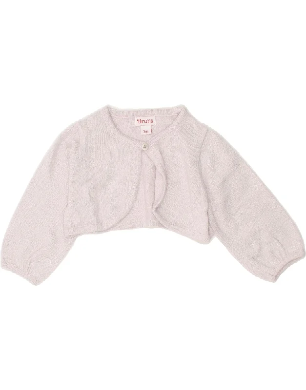 Urban Style BRUMS Baby Girls Bolero Cardigan Sweater 0-3 Months Pink