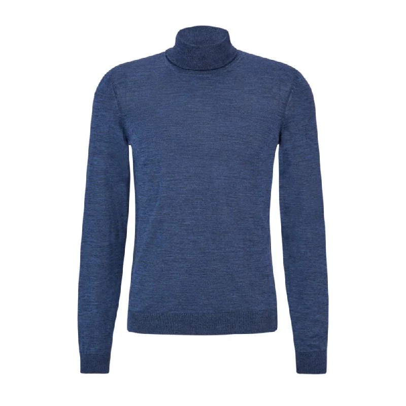 Elegant And Lazy Slim-fit rollneck sweater in virgin wool