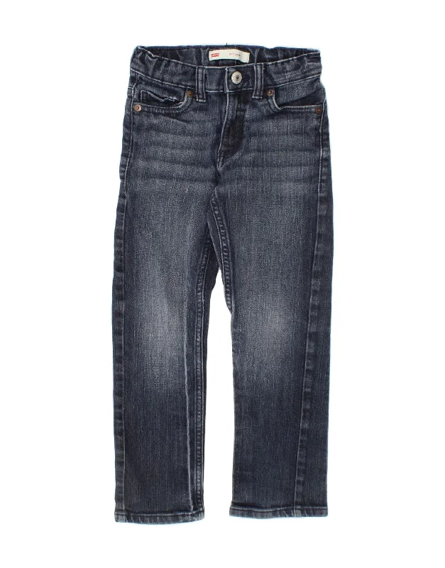High-quality Fabrics LEVI'S Girls 511 Slim Jeans 4-5 Years W20 L19  Blue Cotton