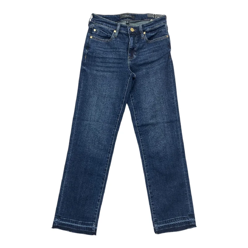 Fresh And Capable Jeans Skinny By Liverpool In Blue Denim, Size: 2