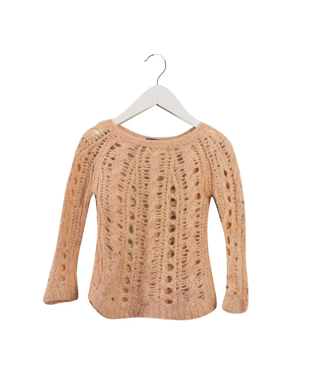 Warm Wear Velveteen Knit Sweater 4T