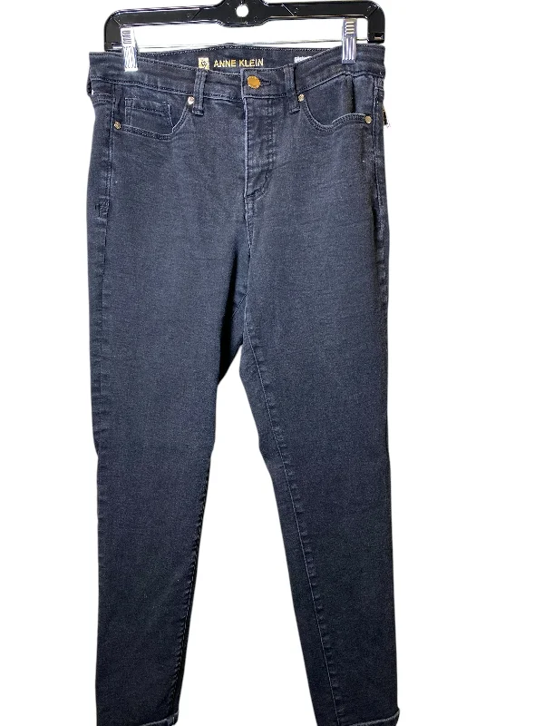 Casual Choice Jeans Skinny By Anne Klein In Grey, Size: 10