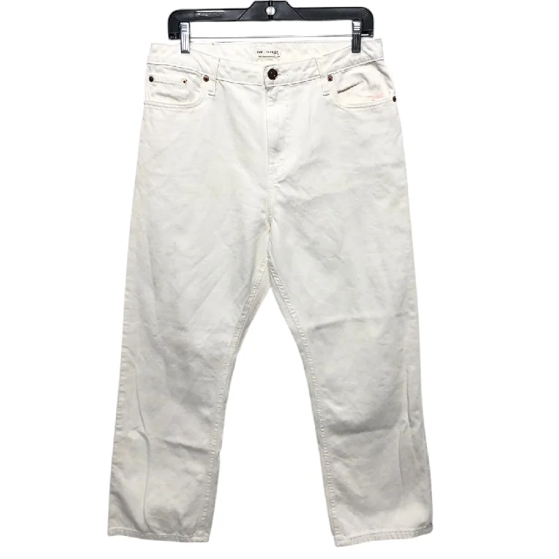 Goddess Outfit Jeans Straight By Anthropologie In White, Size:10