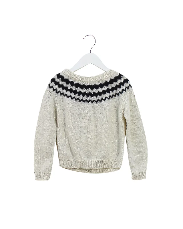 Relaxed Weekend Wear Jacadi Knit Sweater 6T (116cm)