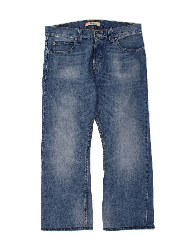High-end Sense LEVI'S Mens 512 Bootcut Jeans W36 L27 Blue Cotton