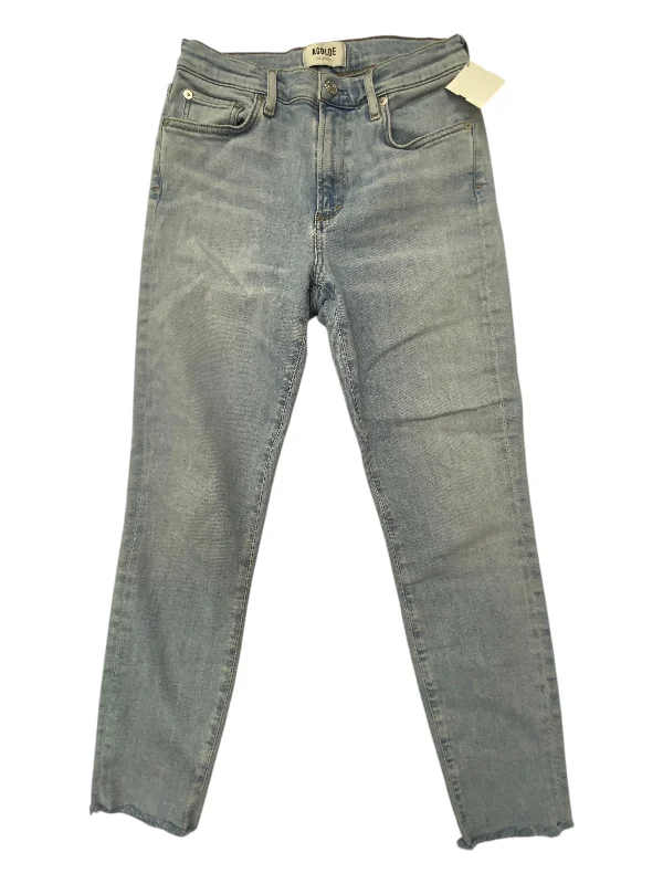 Cozy Look Jeans Skinny By Agolde In Blue Denim, Size: 4