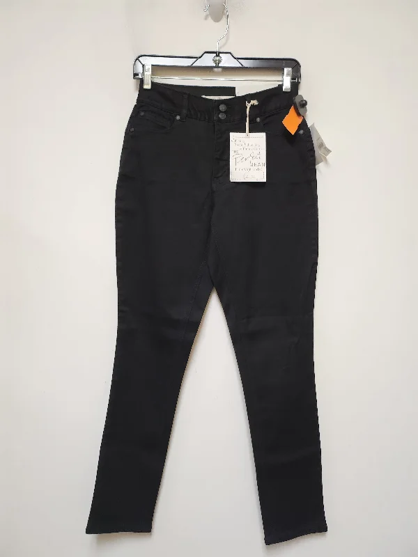 Everyday Chic Jeans Skinny By Cato In Black Denim, Size: 6