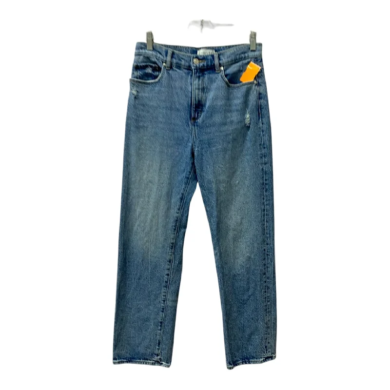 Spiritual Vitality Jeans Straight By Loft In Blue, Size:4
