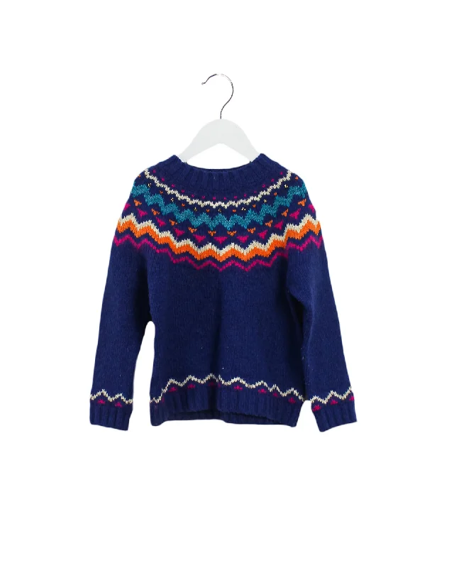 Easy Wear Chic Familiar Knit Sweater 4T (110cm)