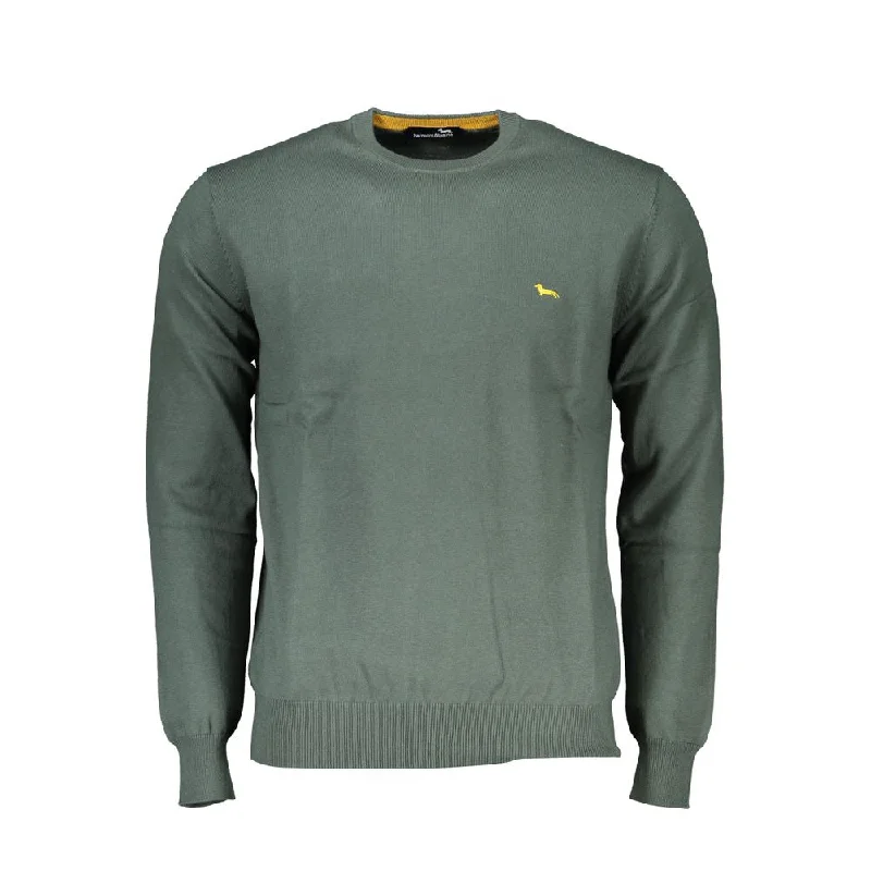 Breathable Design Harmont & Blaine Sophisticated Crew Neck Embroide Men's Sweater