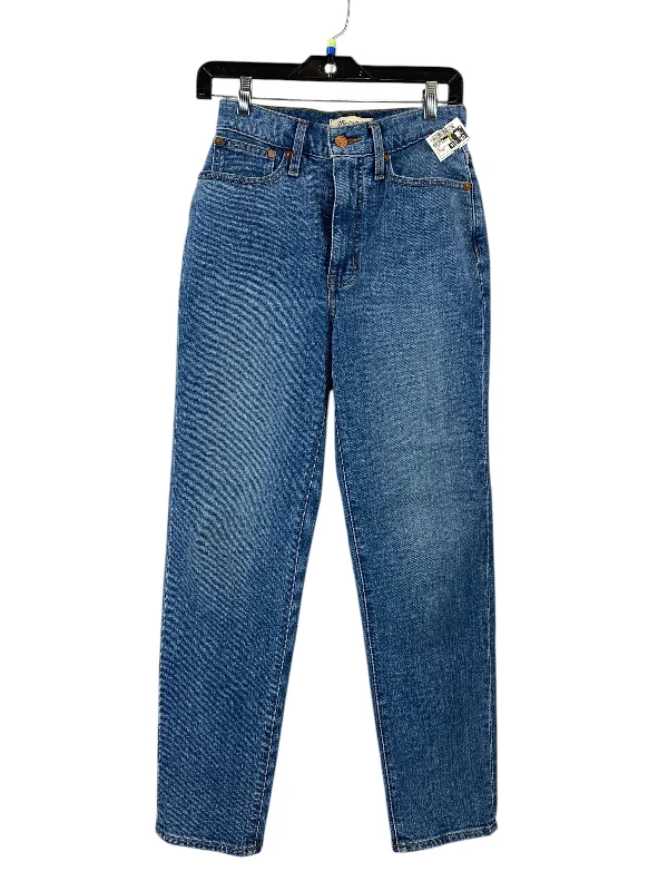 Bright Colors Jeans Straight By Madewell In Blue, Size: 24