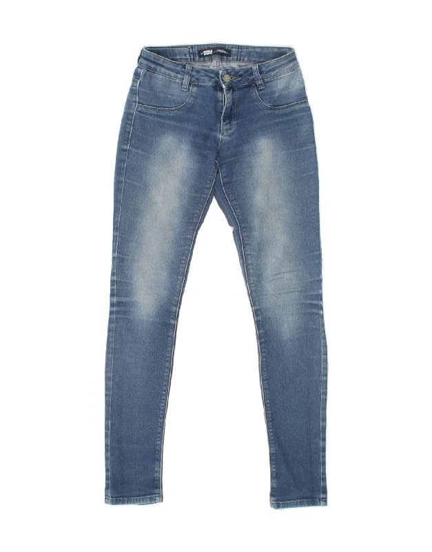 Exquisite Craftsmanship LEVI'S Girls Jegging Jeans 13-14 Years W28 L30  Blue Cotton