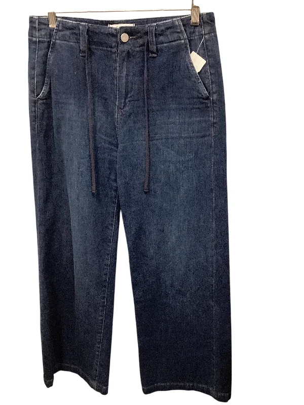 Classic Jeans Wide Leg By Paige In Blue Denim, Size: 2