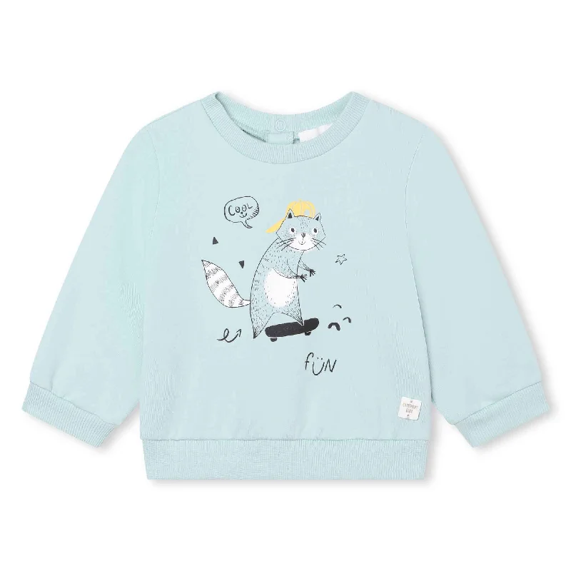 Minimalism Carrement Beau Sweatshirt Sea Green
