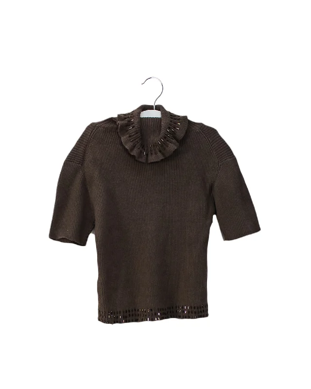 High Street Design Lili Gaufrette Knit Sweater 6T