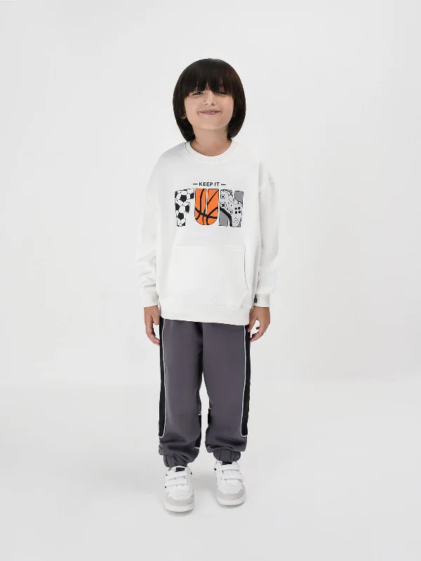 Advanced Customization "NUITRIC" Sporty Icon Crew Neck Sweatshirt