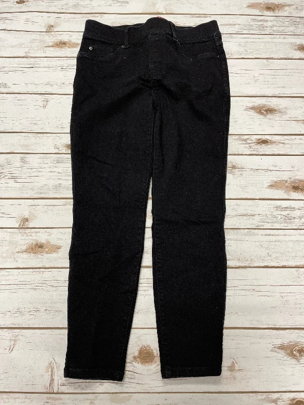 Casual Comfort Jeans Skinny By Spanx In Black, Size: M
