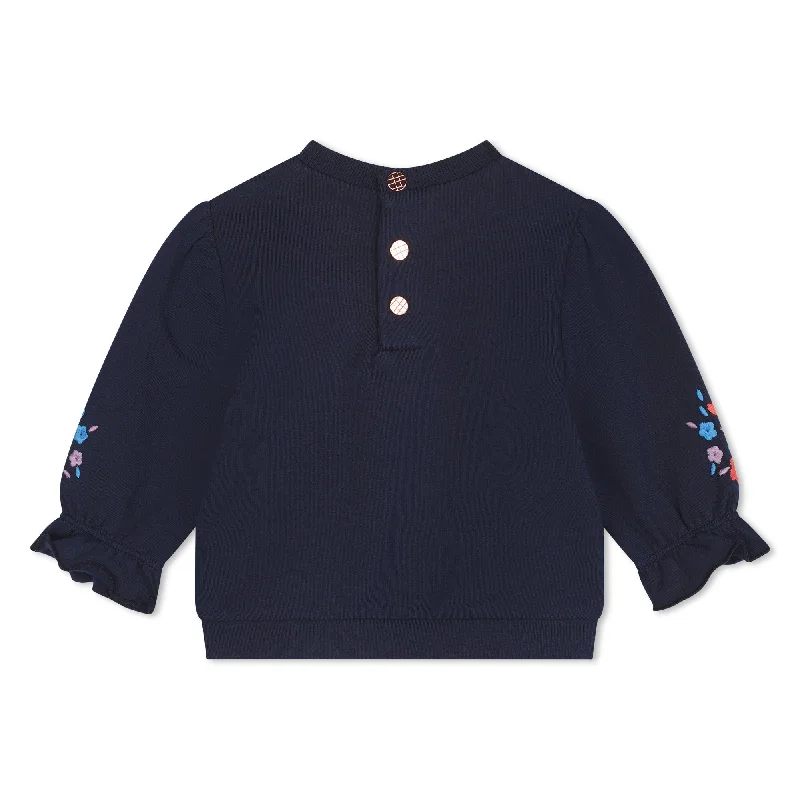 Comfortable down Carrement Beau Sweatshirt - Navy