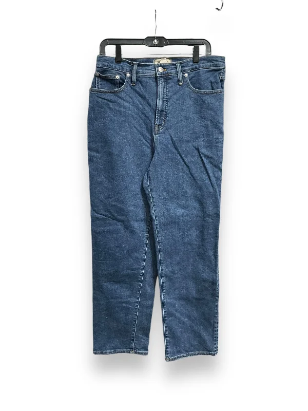 Sweet Style Jeans Straight By Madewell In Blue Denim, Size: 8