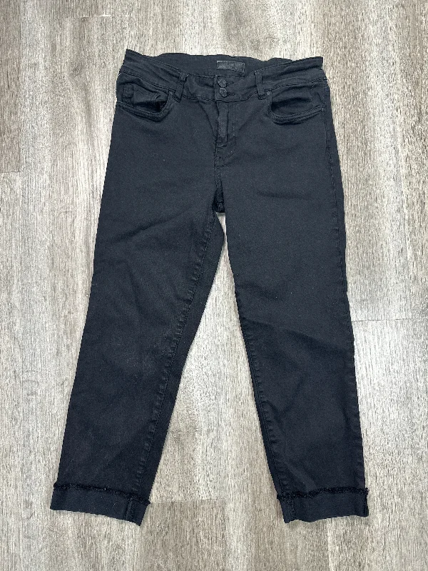 Elegant Design Jeans Straight By Kut In Black, Size: 6