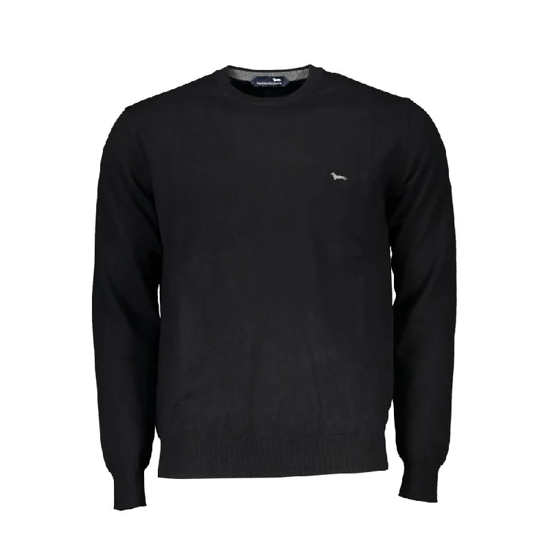 Tropical Style Harmont & Blaine Elegant Crew Neck Embroide Men's Sweater