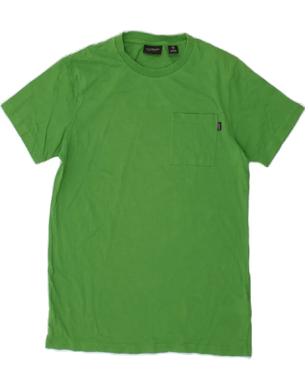 New Design SCOTCH & SODA Boys T-Shirt Top 13-14 Years Green Cotton
