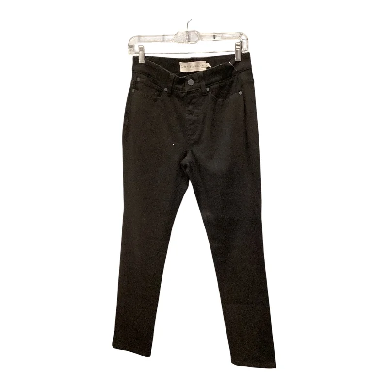 Elegant And Casual Jeans Skinny By Soft Surroundings In Black Denim, Size: Xs