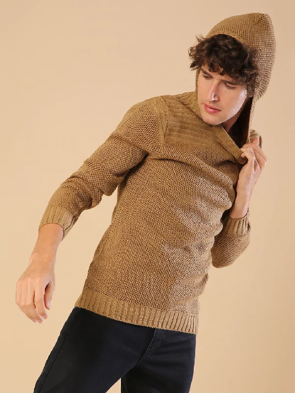 Party Wear Campus Sutra Men Solid Full Sleeve Stylish Casual Sweaters