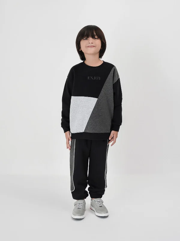 Hooded design "BIOMA" Bold Stripes Sweatshirt