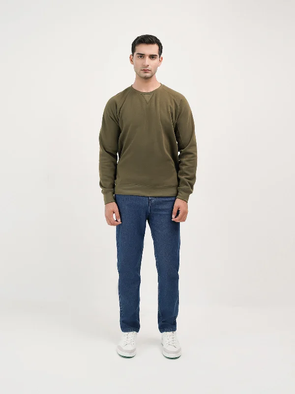 Windbreaker fashion "CAELUM" Casual Crew Neck Sweatshirt