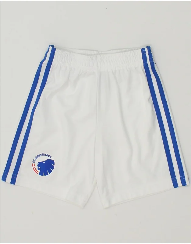 Fashion Expert ADIDAS Boys Graphic Sport Shorts 2-3 Years White Polyester
