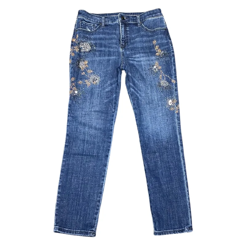High-quality Design Jeans Straight By Chicos In Blue, Size: 6