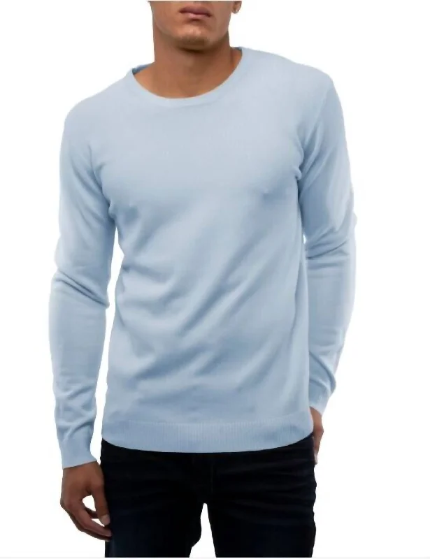 Trendy Traveler Men's Pullover Sweater In Blue