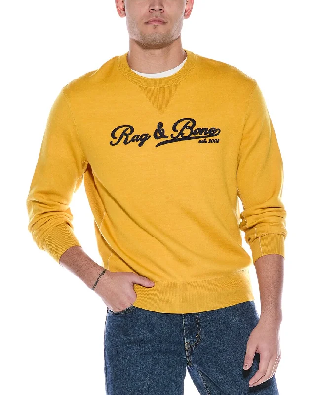 Elegant Wear rag & bone Varsity Wool-Blend Sweater