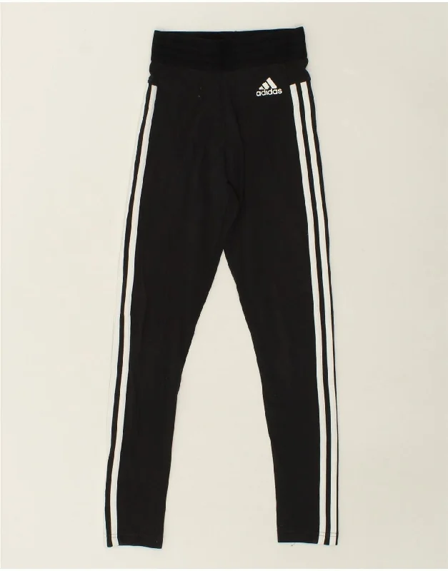 Urban Comfort ADIDAS Girls Leggings 9-10 Years Black