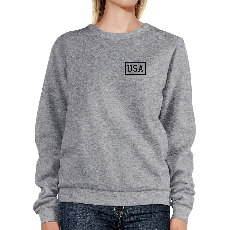 Personalized Wear Mini USA Unique 4th Of July Pullover Sweatshirt Patriotic Gift Idea