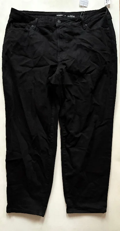 Cozy Vibes Jeans Straight By Old Navy In Black, Size: 20