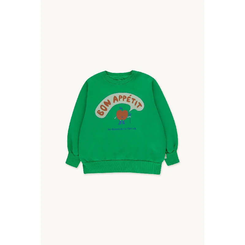 Artistic Temperament TINYCOTTONS	Bon Appetit Sweatshirt Green