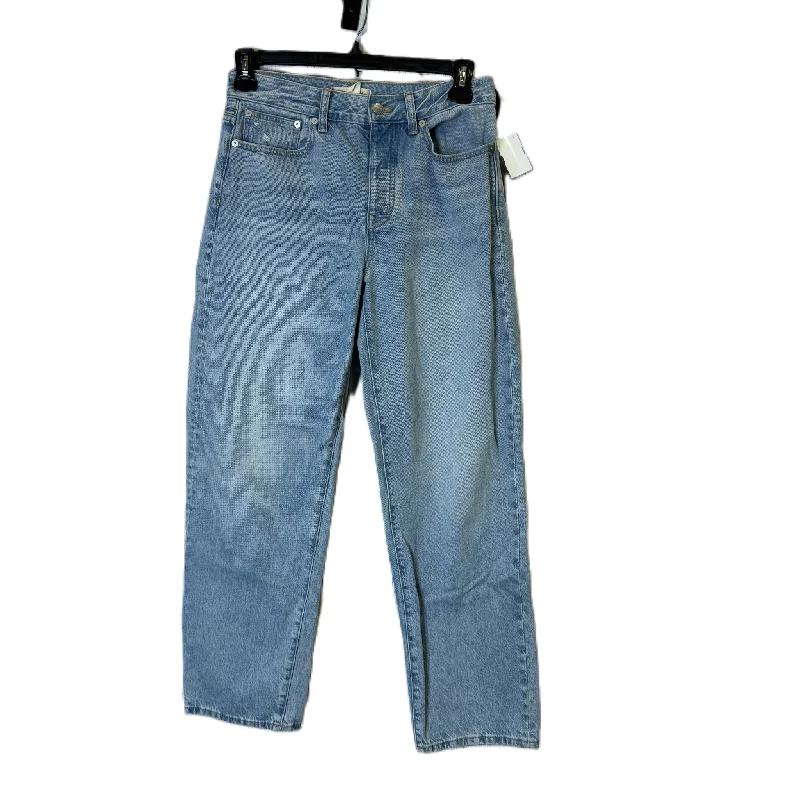 Effortless Elegance Jeans Straight By Madewell In Blue Denim, Size: 2