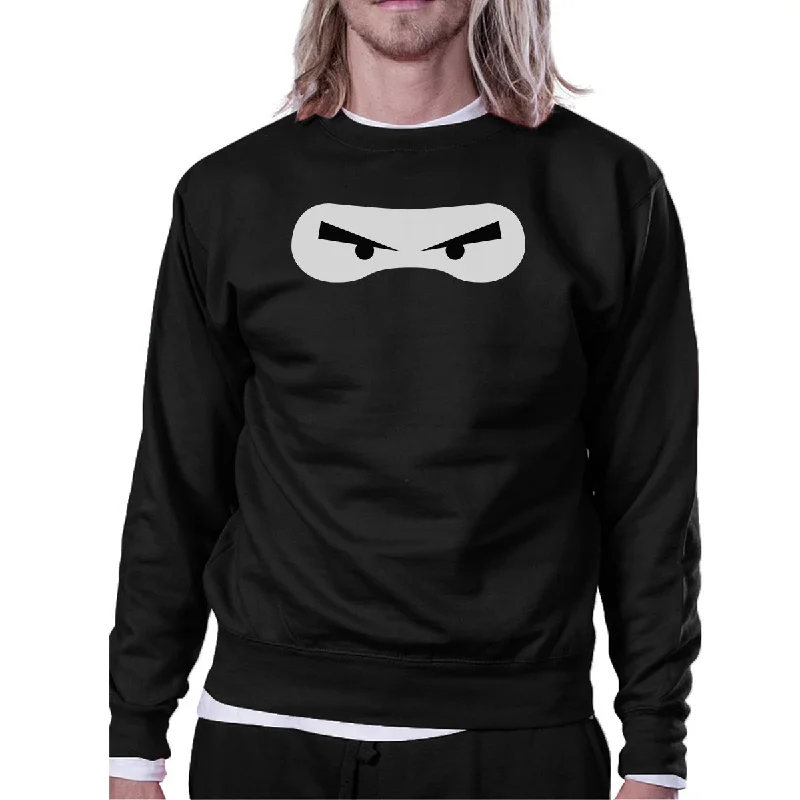 Soft Comfort Wear Ninja Eyes Black SweatShirt