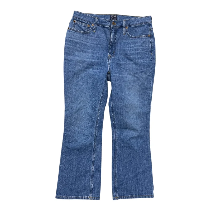 Comfortable Fashion Jeans Cropped By J. Crew In Blue Denim, Size: 10