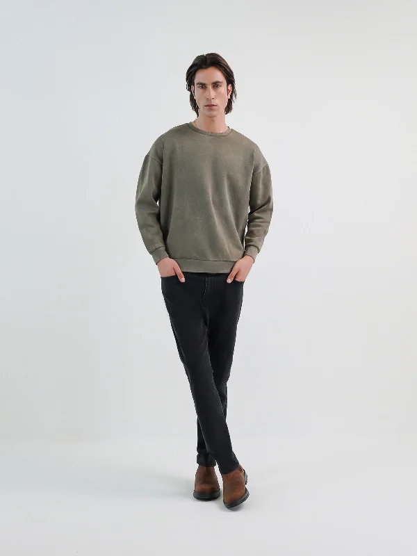 All-Day Style "FINLEY" Casual Crew Neck Sweatshirt