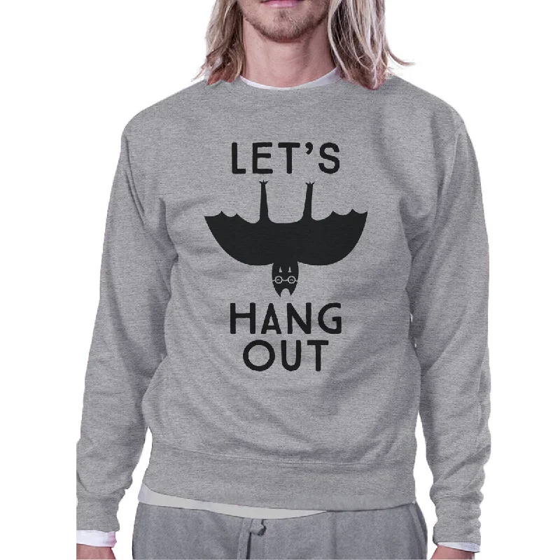 Design Must-have Let's Hang Out Bat Grey Sweatshirt