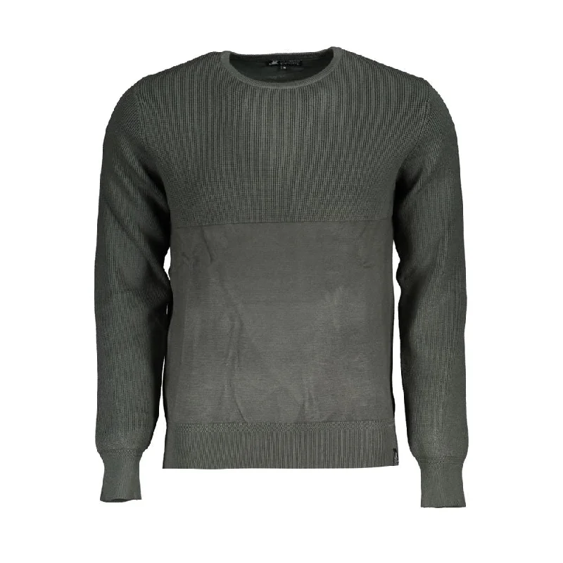 Perfect Tailoring U.S. Grand Polo Classic Crew Neck Sweater with Contrast Men's Details