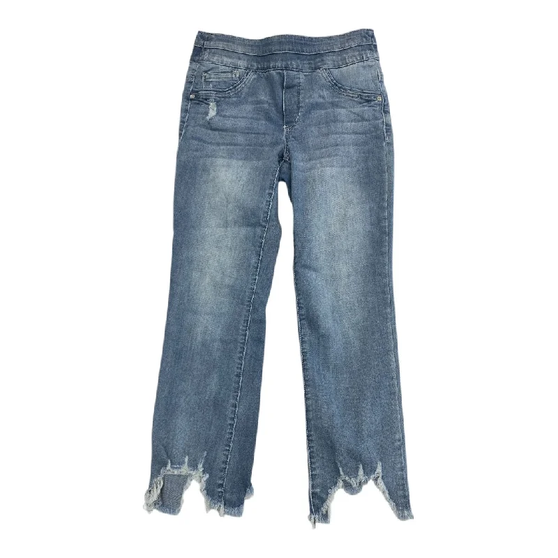 Comfortable Series Jeans Cropped By Mac & Me In Blue Denim, Size: 4