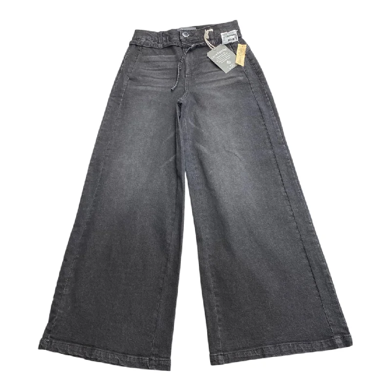 Comfortable Lounge Wear Jeans Wide Leg By Democracy In Grey, Size: 6