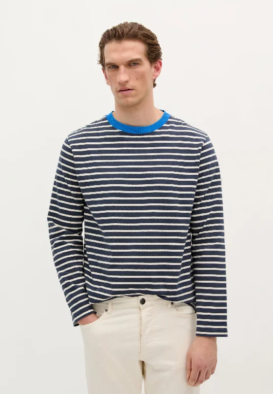 Elegant And Charming CONTRAST STRIPED SWEATER