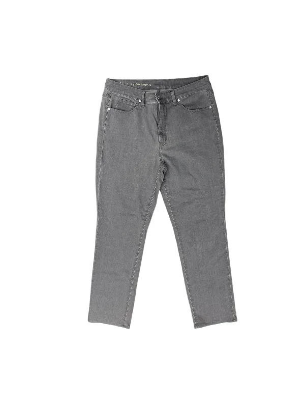 Easy Chic Jeans Skinny By Talbots In Grey, Size: 12