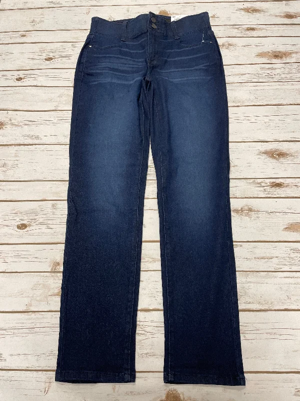 Everyday Style Jeans Straight By Nine West In Blue Denim, Size: 8